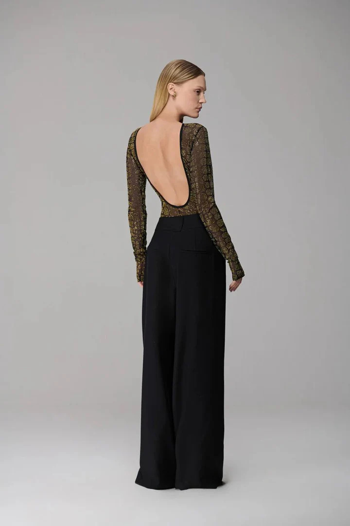 Pantalones de vestir con pliegues - Imagen 2