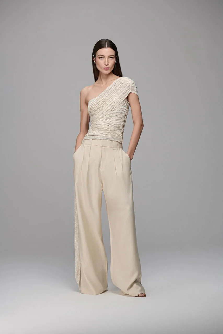 Pantalones de vestir con pliegues - Imagen 3