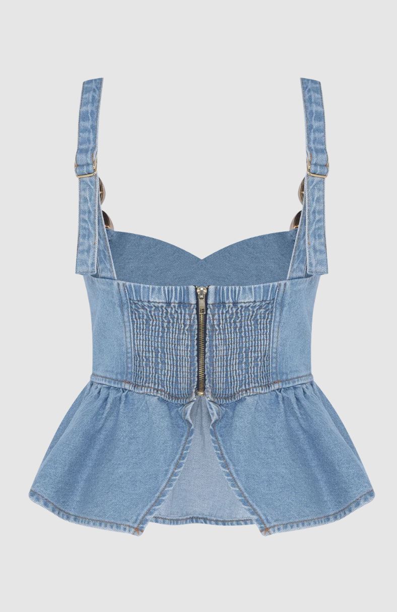 BLUSA PATBO AZUL - Imagen 4