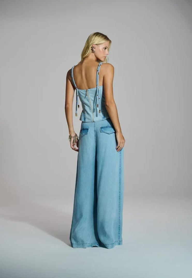 CALÇA PANTALONA LIOCEL DENIM - Imagen 2