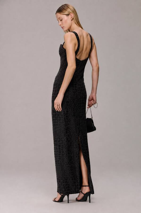 VESTIDO LONGO CROCCO - Imagen 2